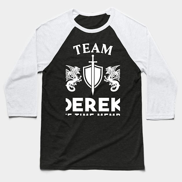 Derek Name T Shirt - Derek Life Time Member Legend Gift Item Tee Baseball T-Shirt by unendurableslemp118